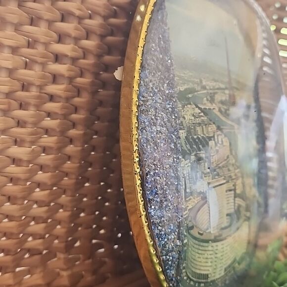 Vintage Domed Eiffel Tower Paris Postcard Wall Decor Coquette - Picture 7 of 8